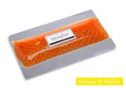 230g bestes Nordland-Lachs Filet Royal Lemon & Pepper