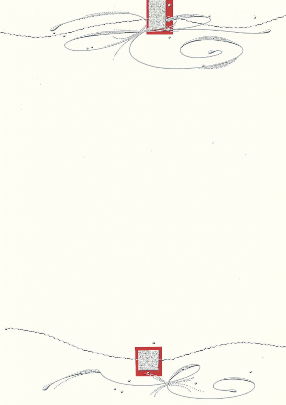 Briefpapier mit Silberpr�gung f�r jeden Anlass mit Ihrem gew�nschten Text