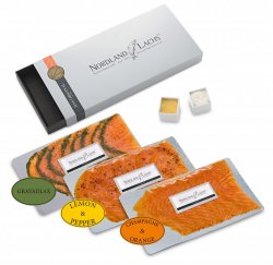 Geschenk f�r Feinschmecker | Lachs Pr�sent �High Life�