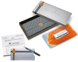 Gourmet-Gutschein f�r Lachs-Geschenk | Nordland-Lachs