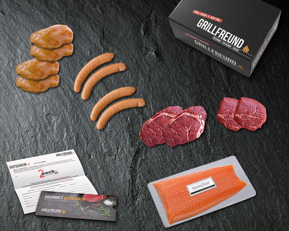Gutschein f�r Grill-Geschenk Feuerwerk inklusive 24h-Frische-Versand f�r das Grill-Geschenk