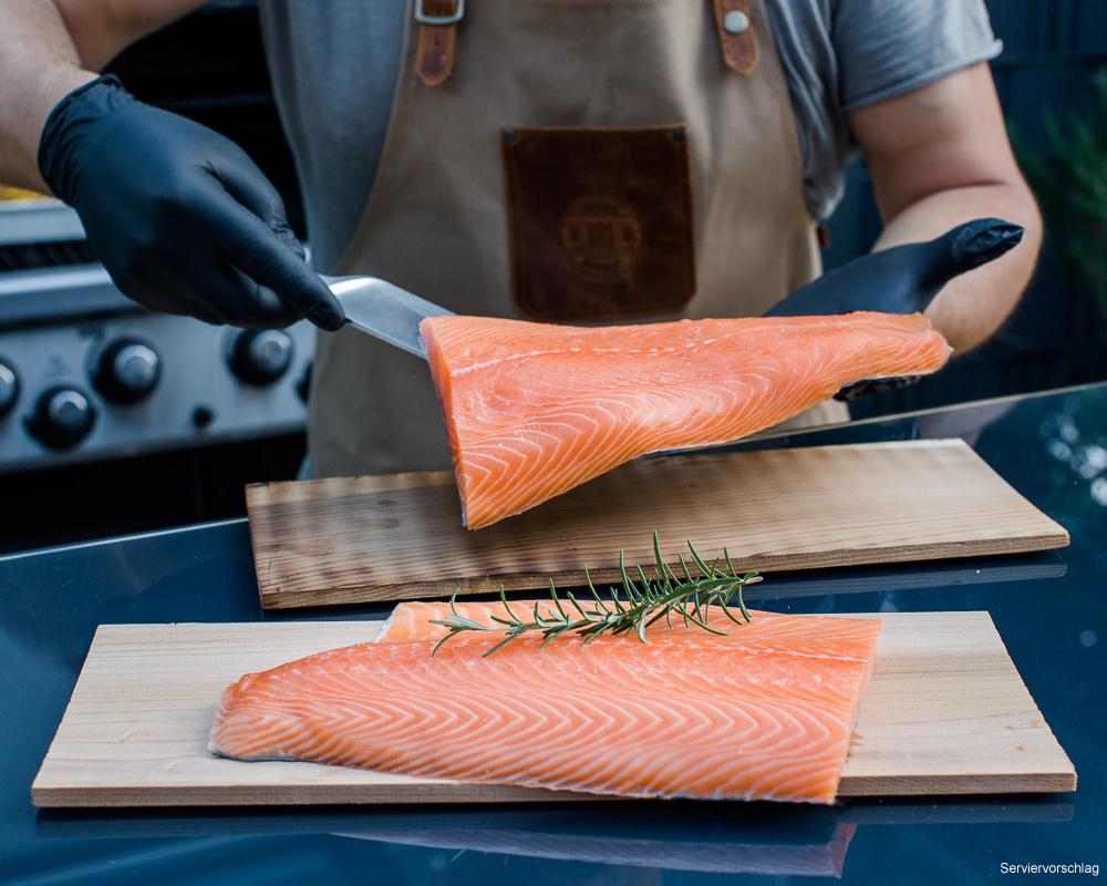 Ultrapremium Lachsfilet aus Schottland, für BBQ & Sushi